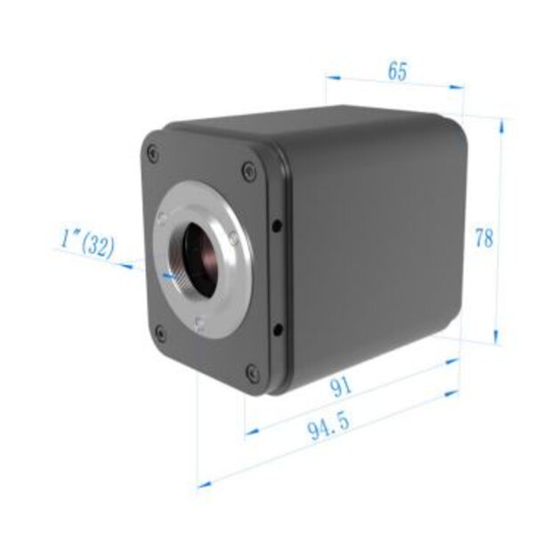 ToupTek -kamera ToupCam X5FCAM4K8MPA 4K autofokus, färg, CMOS, 1\1,8", 2 µm, 60 fps, 8 MP, HDMI, USB 3.0