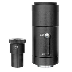 Bresser Kameraadapter 2,5x/4x med 10x okular Kameraadapter för Science-mikroskop