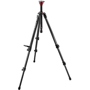 Manfrotto Kolfiber-trebensstativ 755CX3 MDEVE med 50 mm halvskål för nivellering