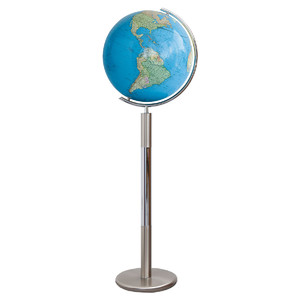 Columbus Glob, golvmodell Duo Rostfritt stål 40cm (Engelska)