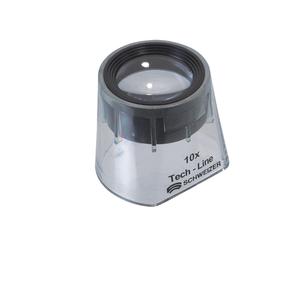Schweizer Tech-Line Bordslupp med fast fokus 10x