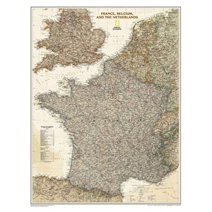 National Geographic Karta Frankrike