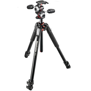 Manfrotto Aluminium-trebensstativ MK055XPRO3-3W med 3-vägstilt styrhuvud