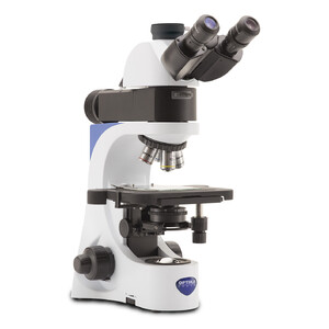 Optika mikroskop B-383MET, trinokulärt, metall, infallande och genomfallande ljus, W-PLAN, IOS, 50x-500x