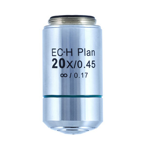 Motic Objektiv CCIS Plant, akromatiskt EC-H PL 20x/0,45 (AA=0,9 mm)