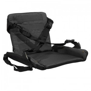 Stealth Gear Sitzkissen med ryggstöd hopfällbar svart