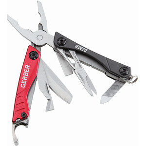 Gerber Multitool Mini-Multiverktyg DIME grå-röd