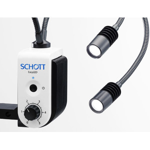 SCHOTT EasyLED Double Spot Plus belysningssystem inkl. strömförsörjningsenhet