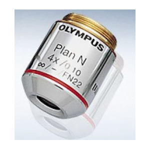 Evident Olympus Objektiv PLN 4X/0,1 Plant, akromatiskt