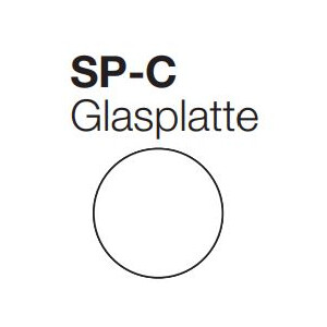 Evident Olympus Olympus klarglasplatta SP-C (033402), Ø 100 mm