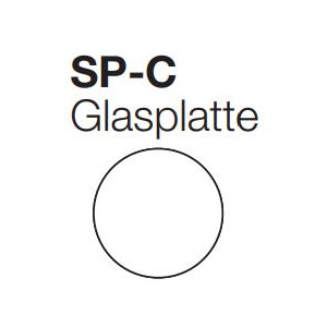 Evident Olympus Olympus platta av klarglas SP-C (033402), Ø 100 mm
