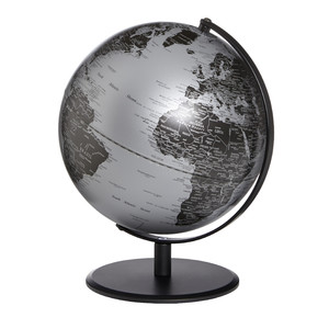 TROIKA Glob Pluto Matt Silver 25cm
