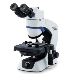 Evident Olympus Mikroskop Olympus CX43 FL, trino, infinity, LED, utan linser!