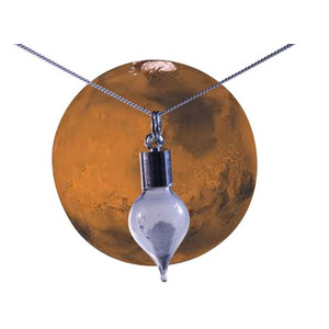Jurassic Jewellery Halsband med Mars-stoft (droppform)