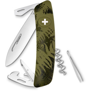 SWIZA Knivar Schweizisk armékniv C03 SILVA Camo Fern Khaki