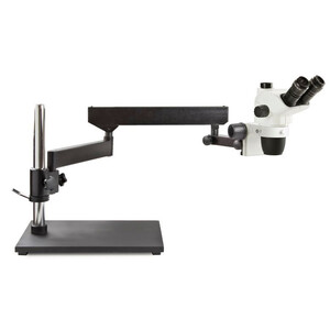Euromex Zoom-stereomikroskop NZ.1703-A, NexiusZoom EVO, 6,5x till 55x, ledat stativ, utan belysning, trino