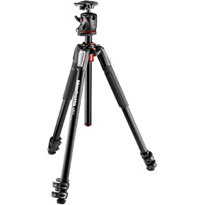 Manfrotto Aluminium-trebensstativ MK055XPRO3-BHQ2 Aluminiumstativ med kulhuvud