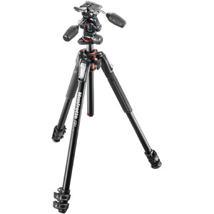 Manfrotto Aluminium-trebensstativ MK190XPRO3-3W med 3-vägs panoreringshuvud