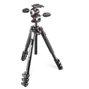 Manfrotto Aluminium-trebensstativ MK190XPRO4-3W med 3-vägs panoreringshuvud