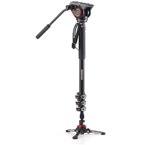 Manfrotto Aluminium-enbensstativ MVMXPRO500 med flytande panoreringshuvud