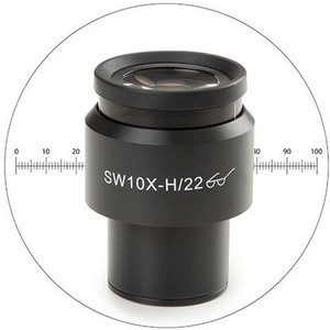 Euromex Okular för mätning 10x/22 mm, mikrometer, Ø 30 mm, DX.6210-M (Delphi-X)