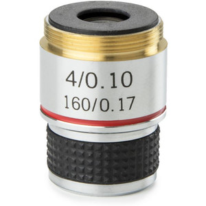 Euromex Objektiv 4x/0,10 akro, parafokal 35 mm, MB.7004 (MicroBlue)