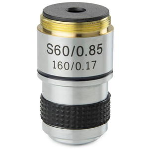 Euromex Objektiv 60x/0,85 akro, fjäder, parafokal 35 mm, MB.7060 (MicroBlue)