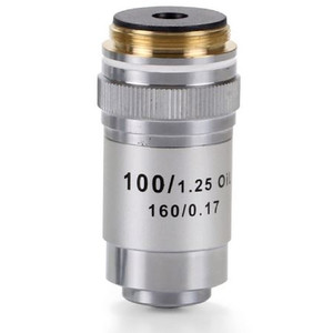 Euromex Objektiv 100x/1,25 axel, DIN, fjäder, olja, EC.7000 (EcoBlue)