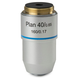 Euromex Objektiv 40x/0,65 platt, fjäder, DIN, BB.8840 (BioBlue.lab)