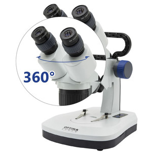 Optika Stereomikroskop SFX-51, bino, 20x, 40x, fast arm, huvud roterbart