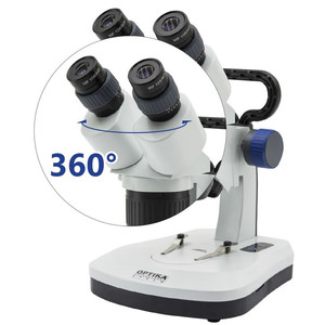 Optika Stereomikroskop SFX-51, bino, 20x, 40x, fast arm, vridbart huvud