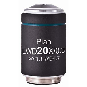 Motic Objektiv LWD PL, CCIS, plan, akromat, 20x/0,3, w.d. 4,7mm (AE2000)