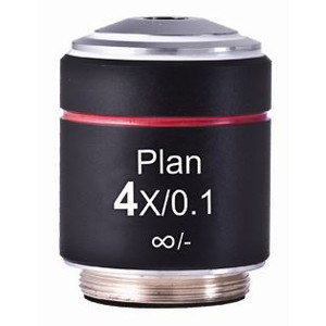 Motic Objektiv PL, CCIS, Plant, akromatiskt 4x/0,10 w.d. 12,6mm (AE2000)