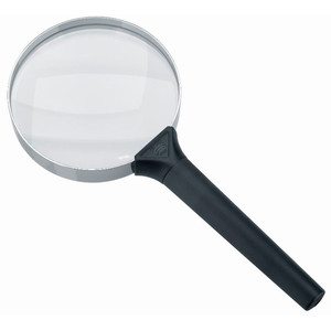 Schweizer Lupp Basic-Line Classic handhållen förstoringsapparat, 4D/2x/Ø90mm, bikonvex