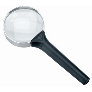 Schweizer Lupp Basic-Line Classic handhållen förstoringsapparat, 12D/4x/Ø65mm, bikonvex