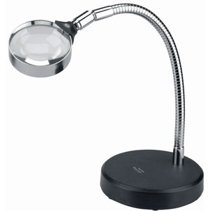 Schweizer Lupp Arbetsstativ förstoringsglas bordsstativ, 3x/Ø75mm, bikonvex