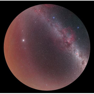 astrial Slide för Sega Homestar Planetarium Himlen ovanför La Silla Scenic