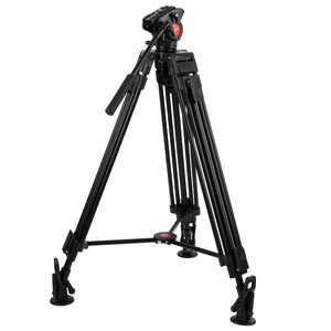 Omegon Basic 300 V Aluminium-trebensstativ med tiltbart huvud