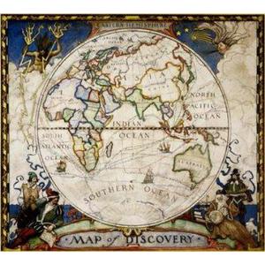 National Geographic Världskarta Explorer-karta - östra halvklotet