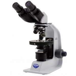 Optika Mikroskop B-150P-BRPL, bino, pol, platt, batteri, 400x