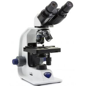 Optika Mikroskop B-159R-PL bino, platt, uppladdningsbart batteri, 1000x