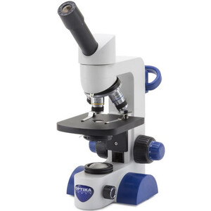 Optika Mikroskop B-61, mono, 40-400x, LED, uppladdningsbart batteri