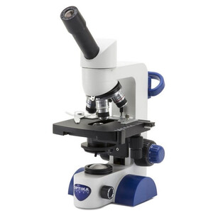Optika Mikroskop B-65, mono, 40-1000x, LED, batteri, cross-stage