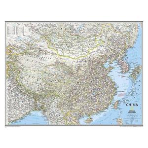 National Geographic Regional karta Kina