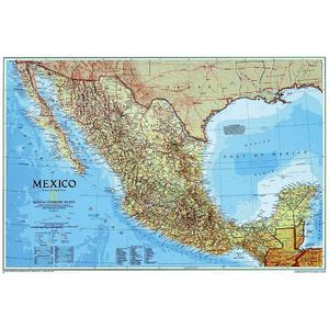 National Geographic Karta Mexico