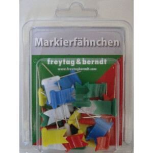 freytag & berndt Markör flaggor som vajar blandade färger 30 st