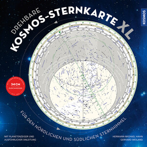 Kosmos Verlag Stjärnkarta Drehbare Kosmos-Sternkarte XL 34cm