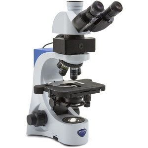 Optika -mikroskop B-383LD, trino, FL-LED, blått filter, N-PLAN, IOS, 40x-1000x