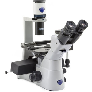 Optika Invert mikroskop IM-3LD4, trino, IOS U-PLAN F, LED-FLUO, LWD, 400x, 4 tomma filterplatser