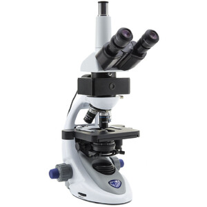 Optika Mikroskop B-293LD1, LED-FLUO, N-PLAN IOS, 1000x torr, blå filterset, trino